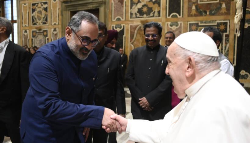 'A meeting I cherish, deeply saddened': Kerala BJP chief Rajeev Chandrasekhar mourns passing away of Pope Francis