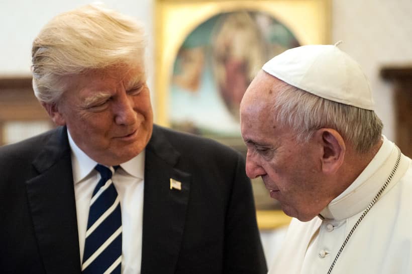 Trump orders US flag to be flown at half staff as mark of respect to Pope Francis
