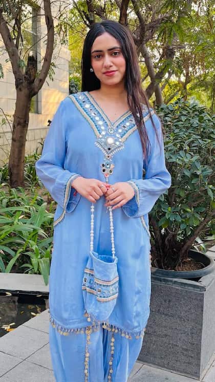 6 Mirror Work Cotton Suits to Dazzle This Summer