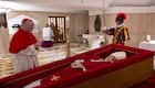 First images of Pope Francis' mortal remains released