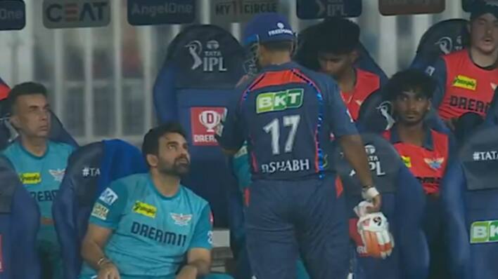 Rishabh Pant Zaheer Khan argument