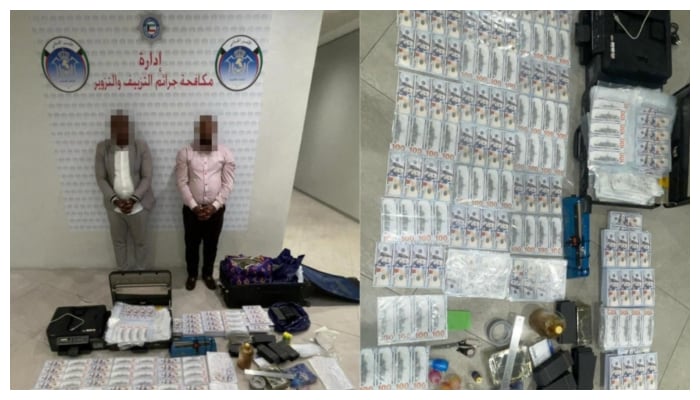 two expats arrested for circulating fake us dollar currencies 
