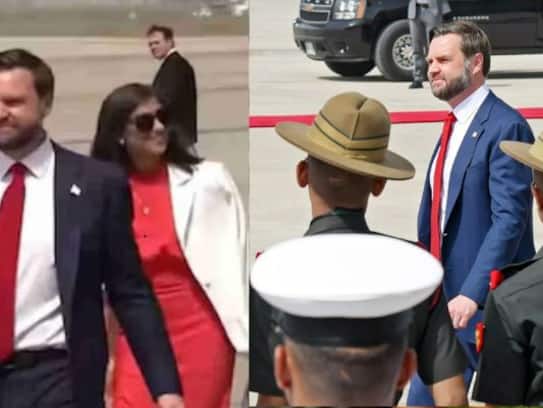 US Vice President Security Heightened in Jaipur After Pahalgam Attack details in telugu VNR 