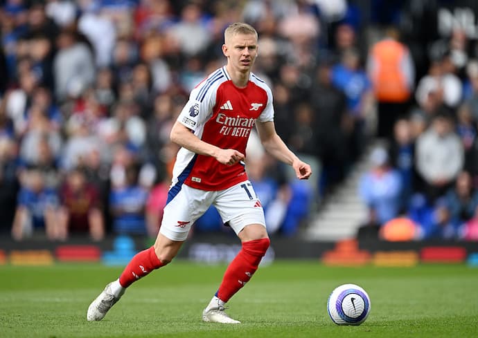 1. Oleksandr Zinchenko in Midfield