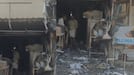 fire accident at tea shop in irinjalakuda due to a leaking gas cylinder