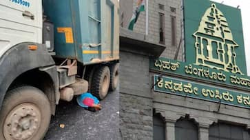 Tipper collision BBMP civil servant dies rav Tipper collision BBMP civil servant dies rav