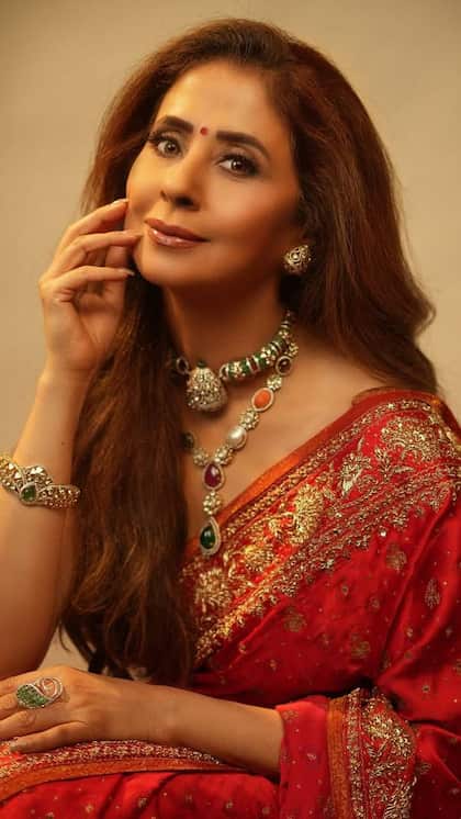 Red Saree with Zari Work