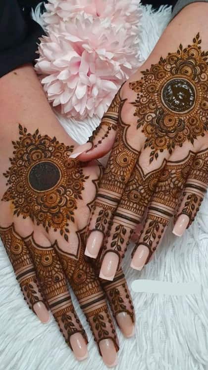 Back Hand Pakistani Mehndi Design