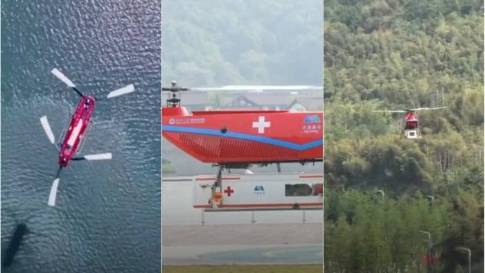 China's medical rescue drone