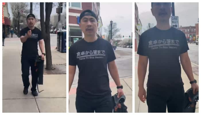 viral video Hotel owner scolds man for not giving tips on food  