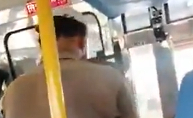 Namaz in Bus Karnataka