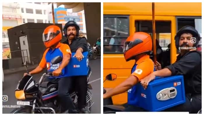 Swiggy InstaMart delivers gold amid tight security viral Video