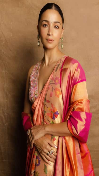 Traditional nauvari saree