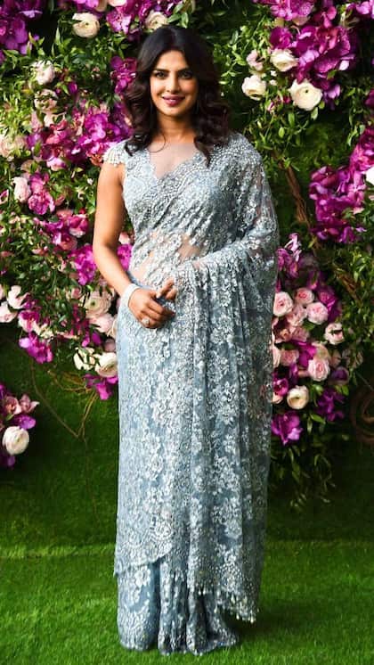 Floral Spot Saree