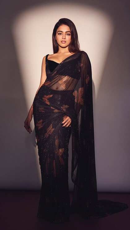 Flutter in Butterfly Print Sarees