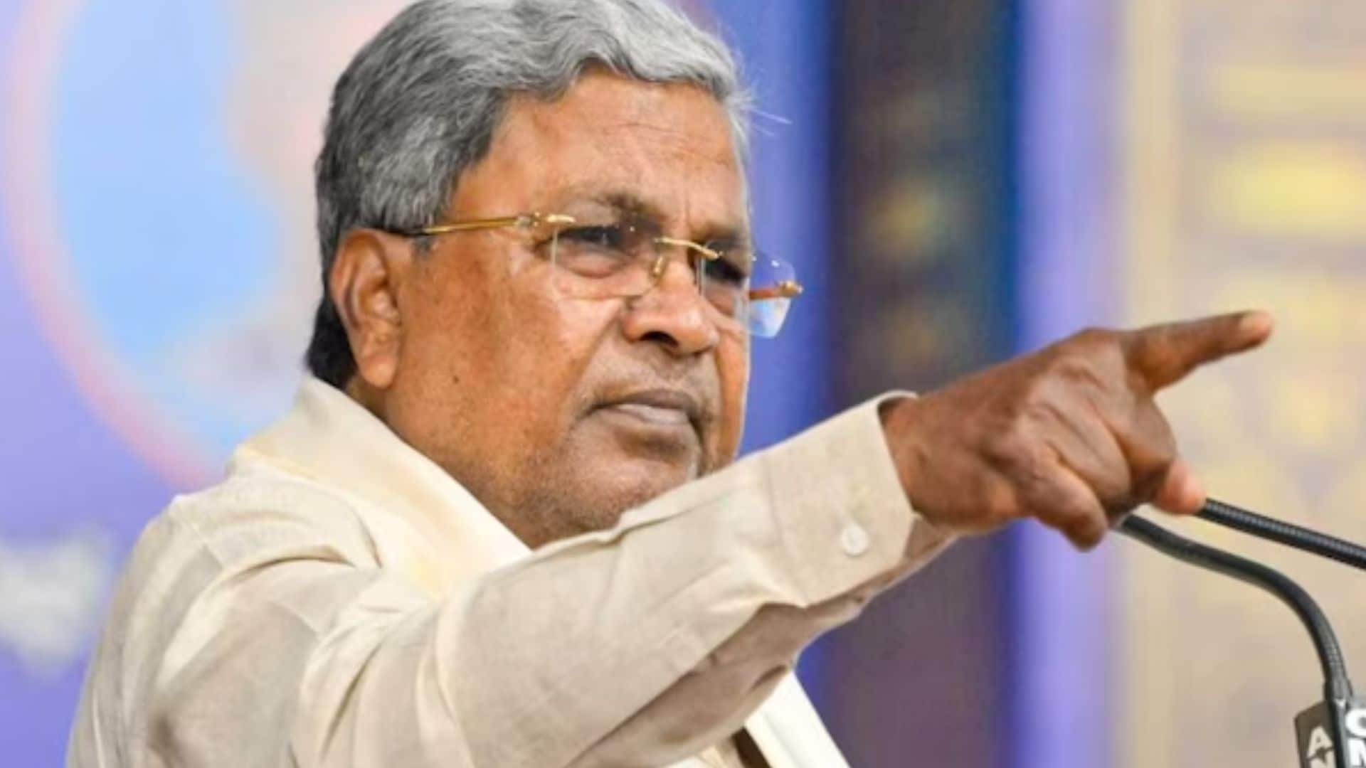 CM Siddaramaiah roars against bjp rss at hubballi rav