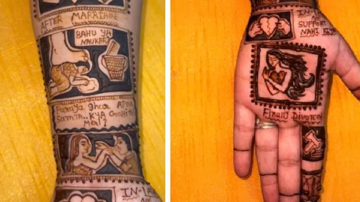 Divorce Mehndi Design Goes Viral