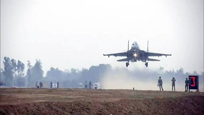 IAF landing exercises on Ganga Expressway