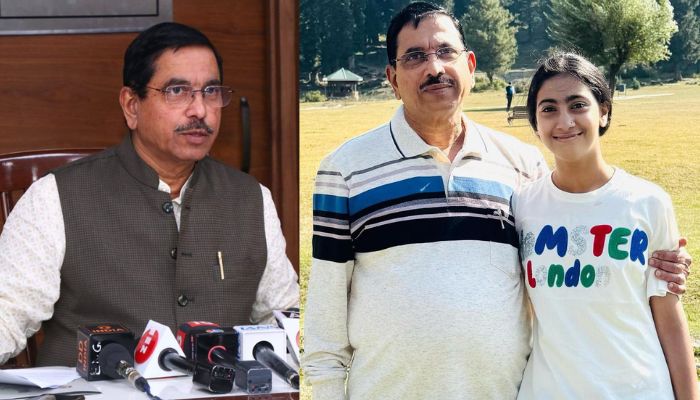 Union Minister Prahlad Joshi s daughter Ananya passes SSLC with 90 percent Marks mrq
