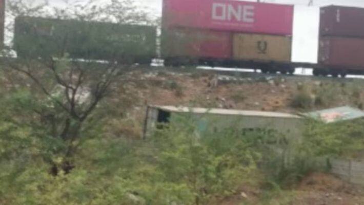 goods train accident in Pali 
