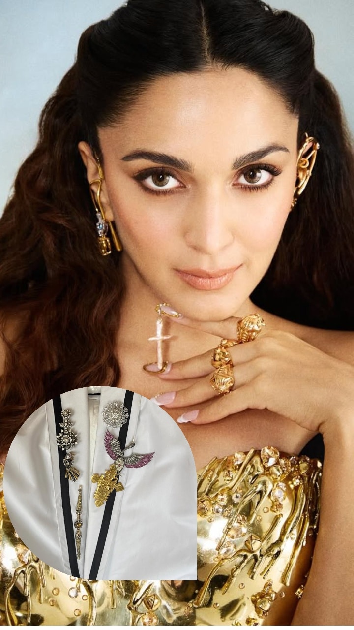 Kiara Advani Met Gala 2025 Black Gown Baby Bump Diamond Ring gow