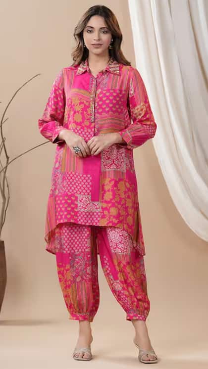 Printed Afghani Kurta Set