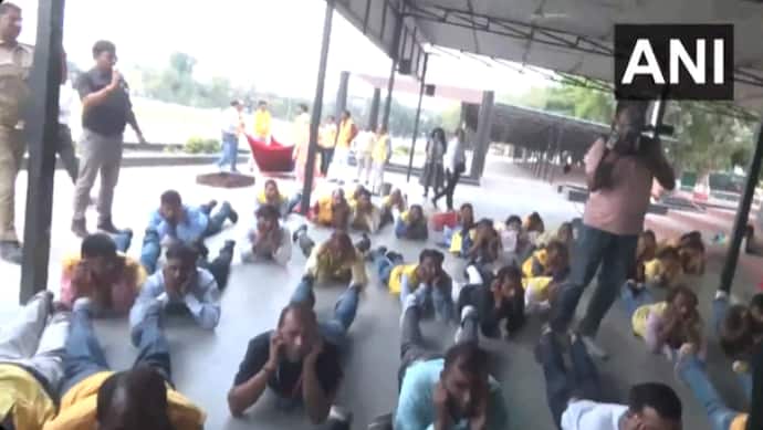 mock drill india up civil defense air force atomic power station disaster management