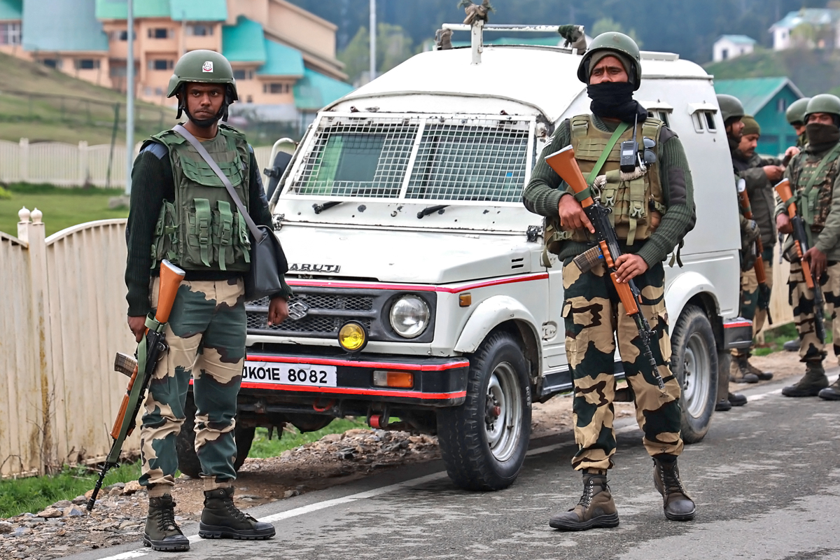 BSF on alert in Pahalgam after attack BSF on alert in Pahalgam after attack