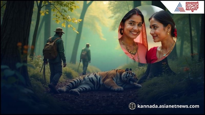 wife is more dangerous than  tiger, men bring tiger claws to control  wives