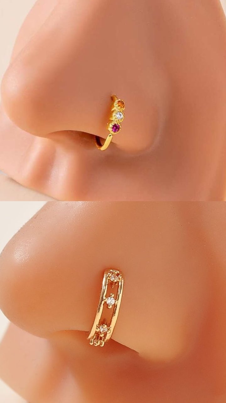 Gold Nose Ring Gift Ideas for Mothers Day kvn