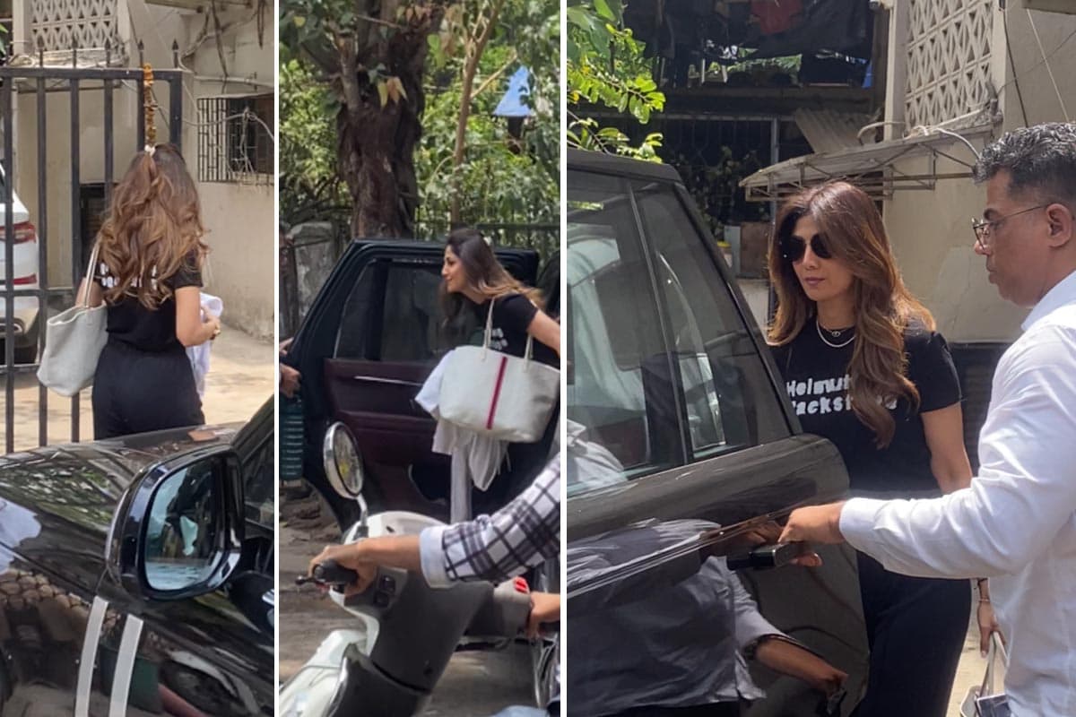 Bollywood celebrities shilpa shetty raveena tandon spotted without makeup in Mumbai