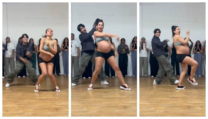 Social media stund to the brisk dance of a doctor who conceived twins