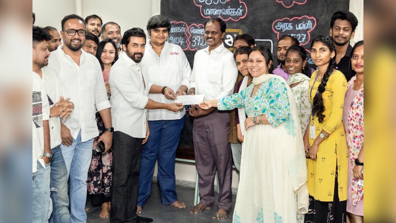 Suriya Donate rupees 10 crore to Agaram Foundation from Retro Movie Profit gvd