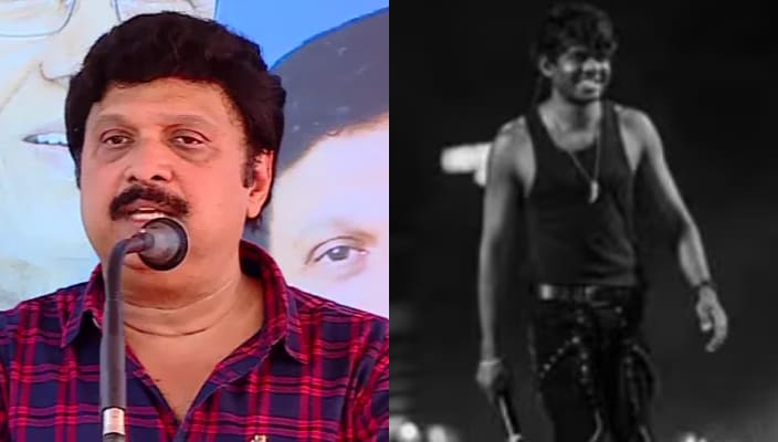 kb ganesh kumar supports rapper vedan in pathanapuram 