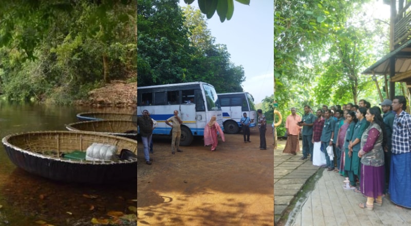 kuttavanchi bowl boat riders starts Strike in pathanamthitta Adavi Ecotourism Center 