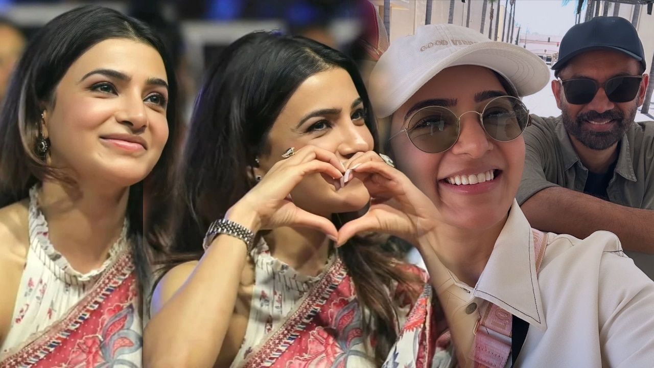 actress samantha shares photo with raj nidimoru says new beginning