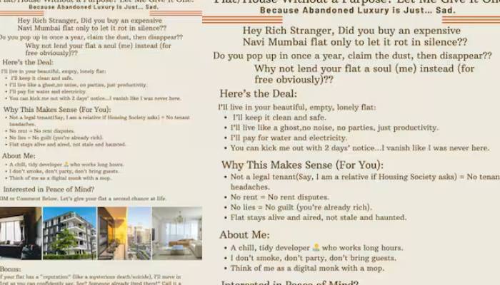 how to live in luxurious apartment without paying rent post 