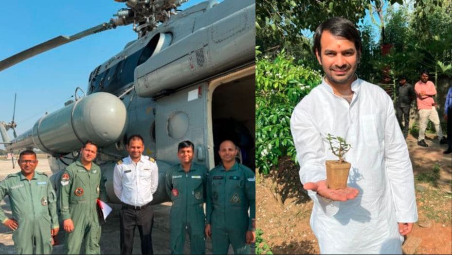 trained pilot ready to fight for country lalu prasad Yadav son tej pratap yadav