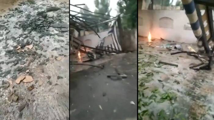 Drone attack
