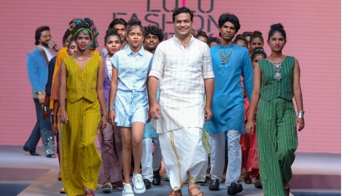 lulu creates new history in fashion ramp with young men and women from tribal community