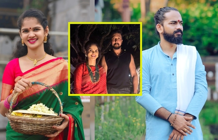 who is bigg boss chaithra kundapura husband Shrikanth Kashyap