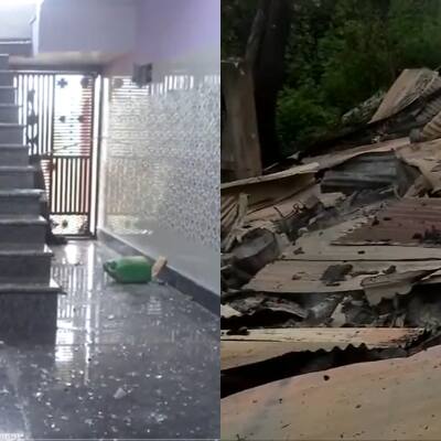 Heavy shelling by Pakistan damages houses, vehicles in J&K border village (Watch)