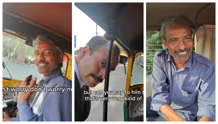 Foreign woman gifts auto drivers kindness and honesty in Delhi viral video 