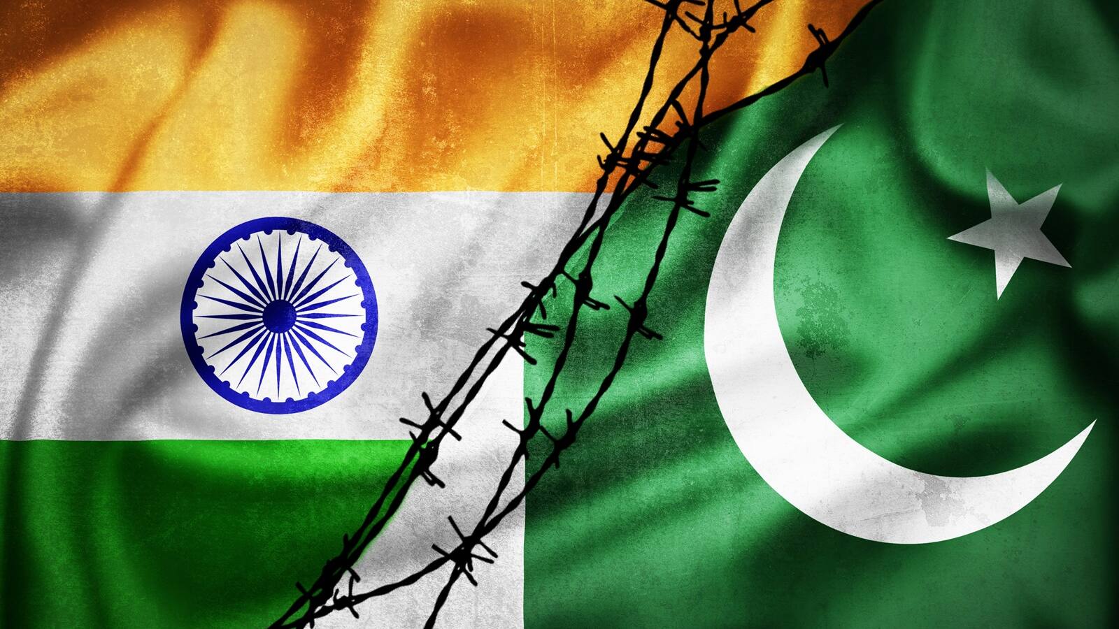 india pakistan flag 