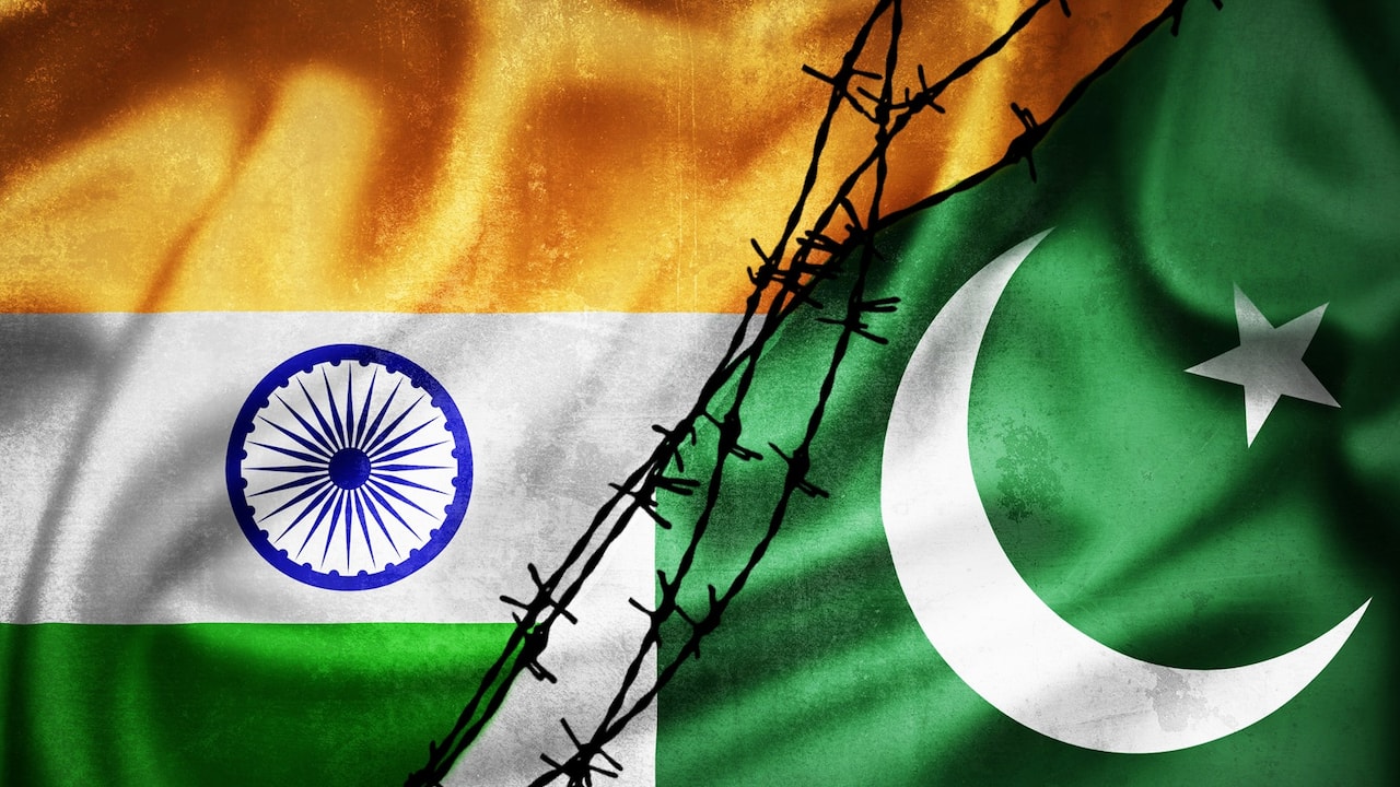 india pakistan flag 