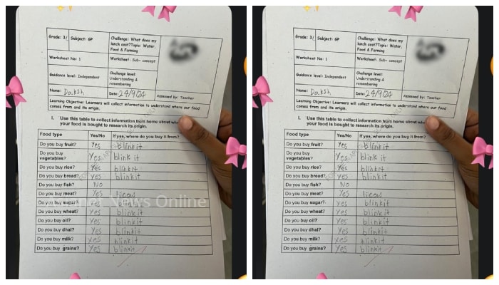 Mother shares 9 year old boys homework on social media blinket owner in tears post has gone viral