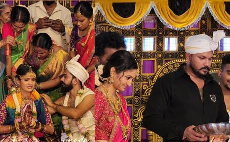 rajath attend bigg boss chaitra kundapura srikanth kashyap wedding