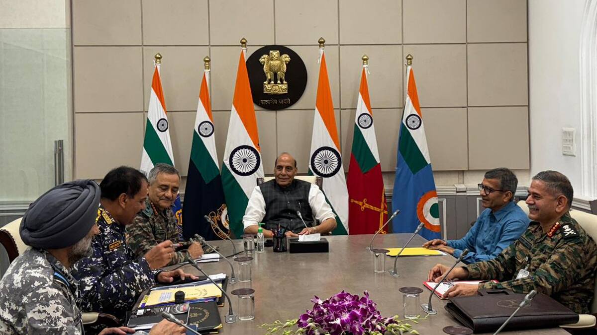 Cds meeting with rajnath Singh