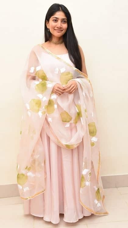 Plain Suit with Printed Net Dupatta