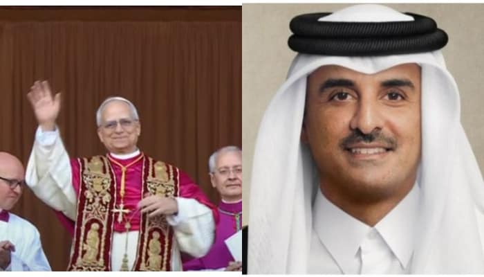 qatar amir congratulate new Pope Leo XIV